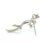 Traditional 1990s Tiffany & Co Estate Ribbon Brooch Pin Sterling Silver For Sale - Image 3 of 6