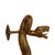 1960s French Handcrafted Brass Snake Door Pull Handles, 1960s, Set of 2 For Sale - Image 5 of 9