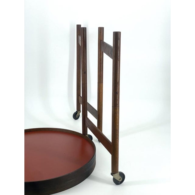 Serving Trolley by Hans Bølling for Torben Ørskov, 1960s For Sale - Image 12 of 13