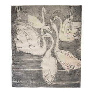 1950s Swans by Benjamin Rubin For Sale