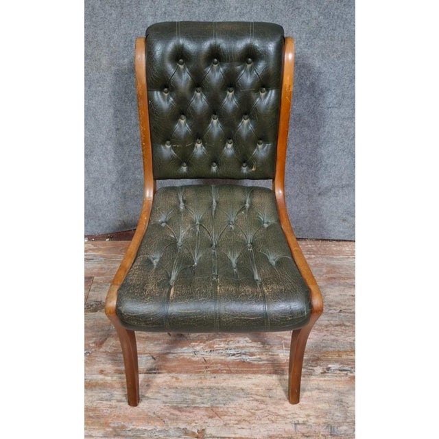 English Chesterfield Lounge Chair For Sale - Image 6 of 6
