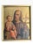 Brass Antique Saint Joseph & Infant Jesus Chromolithograph, Original Nailed Wood Frame, Religious Art For Sale - Image 8 of 9