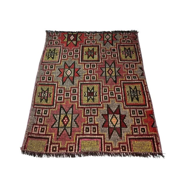 Turkish Kilim Rug, 1970s For Sale - Image 3 of 9