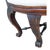 Antique Mahogany Bürgermeister Desk Chair, 1860 For Sale - Image 10 of 12