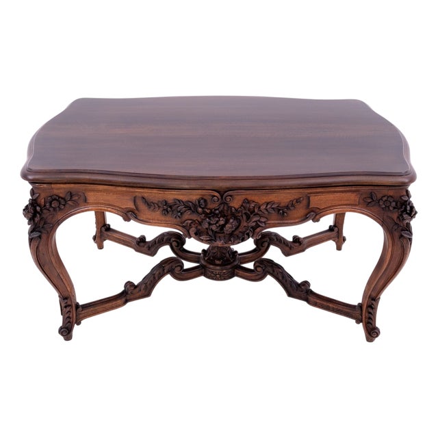 Antique French Richly Carved Table For Sale