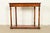 Maitland Smith Style French Empire Burl Wood and Gold Gilt Demilune Console Table For Sale - Image 14 of 16