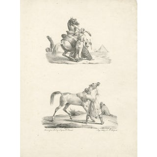 Aubry after Carle Vernet, Horsemen, 1825, Lithograph For Sale