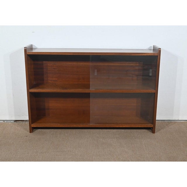 Glass Bookcase by D. Rozaffy, 1960s For Sale - Image 15 of 15