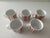 Mid-Century Modern Vintage Mid-Century Modern Crate & Barrel Vertical Stripe Coffee Tea Mugs -Set of 5 For Sale - Image 3 of 5