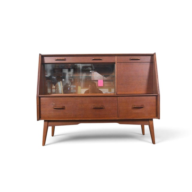 Mid 20th Century Early E. Gomme / G Plan Credenza in Teak + Oak For Sale - Image 11 of 11