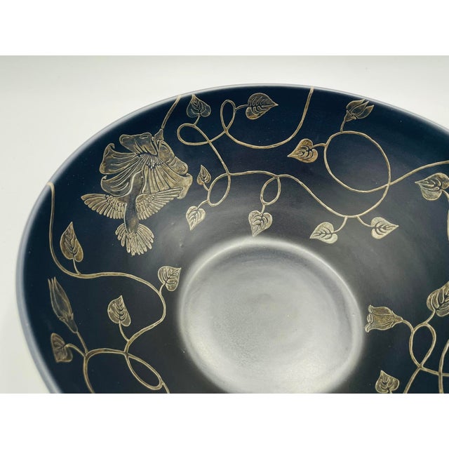 Emilia Castillo for Los Castillo Plata Pura Porcelain & Silver Bowl, Taxco, 1991 For Sale - Image 14 of 18