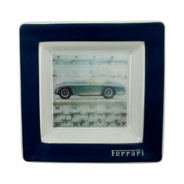 Late 20th Century Ferrari 250 Testa Rossa Sports Car Porcelain Ashtray For Sale - Image 4 of 12
