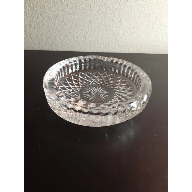 Transparent Vintage Waterford Crystal Ashtray For Sale - Image 8 of 8