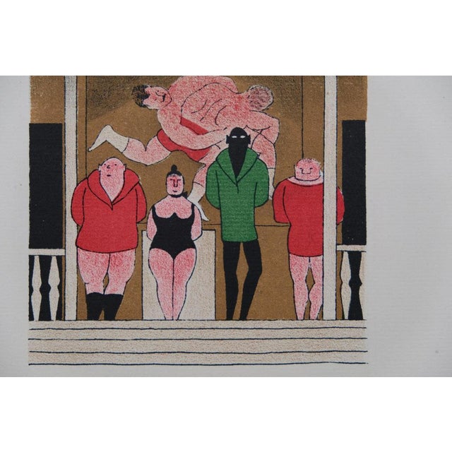 Modern Lucien Boucher, La Culture physique, Lithograph For Sale - Image 3 of 5
