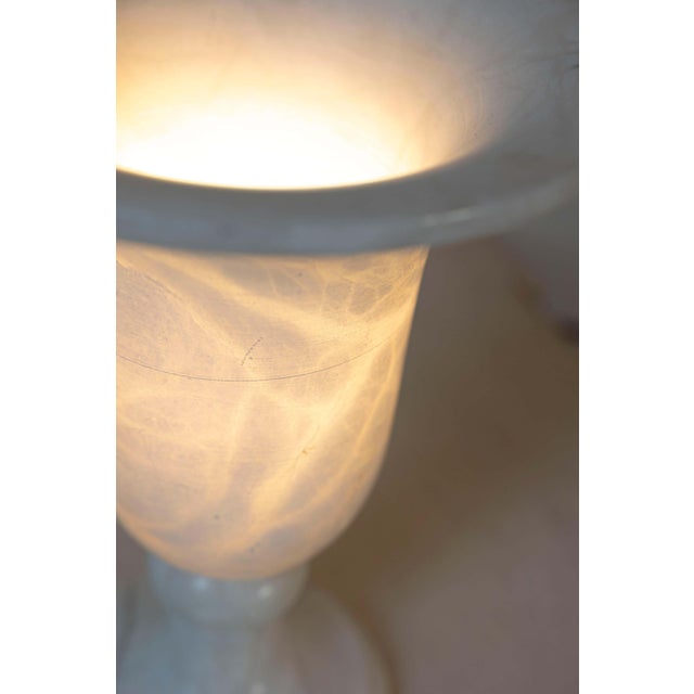 French Mid 20th Century French Alabaster Lamp For Sale - Image 3 of 6