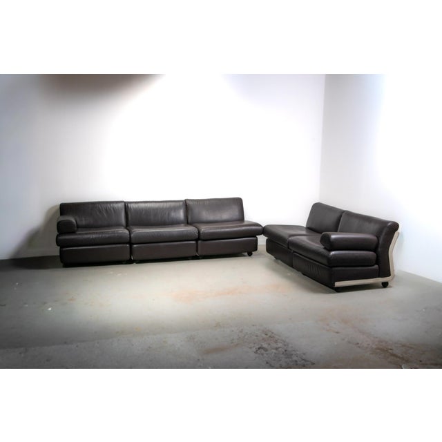Mario Bellini Amanta Modular Sofa by Mario Bellini for B&B Italia, 1978, Set of 5 For Sale - Image 4 of 18