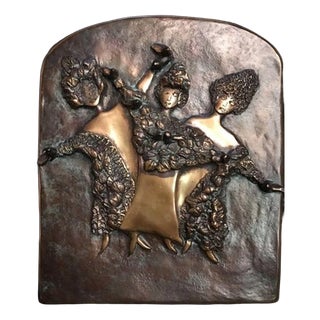 After Paul Wunderlich, Dancing Geishas, Bronze For Sale