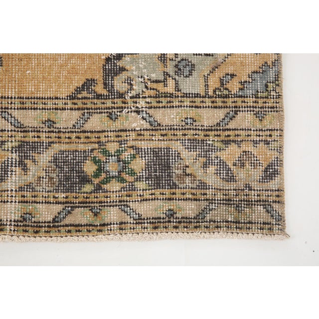 Rustic Runner Rug in Wool & Cotton For Sale - Image 12 of 18