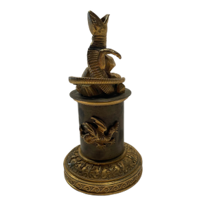 French Restoration Dore Reptile Desk Ornament