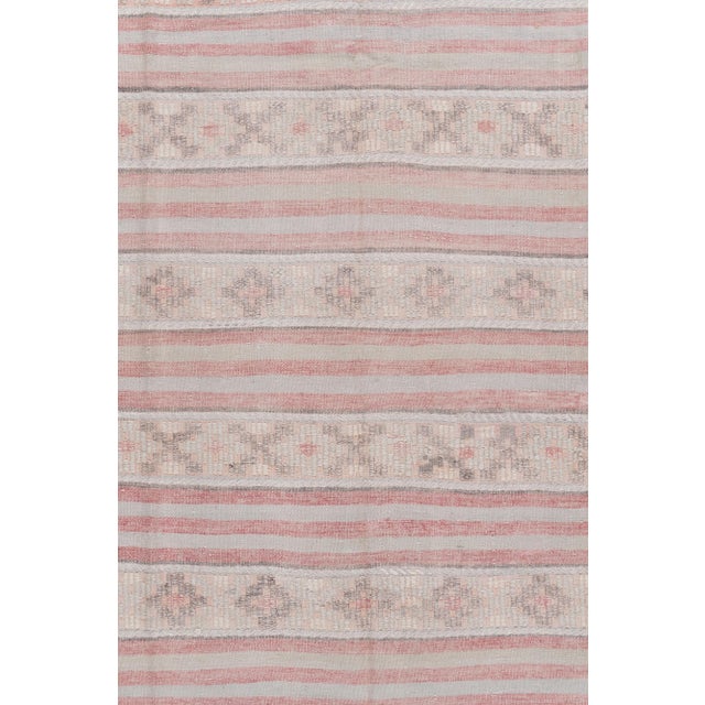 Textile Vintage Turkish Kilim Rug 5ft 11in X 8ft 3in For Sale - Image 7 of 8