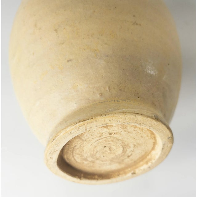 20th Century South East Asian Straw Cream Glazed Tang Style Pitcher or Ewer For Sale - Image 11 of 12