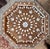 1990s Vintage Mother-of-Pearl Inlaid Octagonal Accent Table For Sale - Image 5 of 7