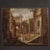 Italian Artist, Architectural Capriccio with Figures, 1740, Oil on Canvas, Framed For Sale - Image 16 of 16
