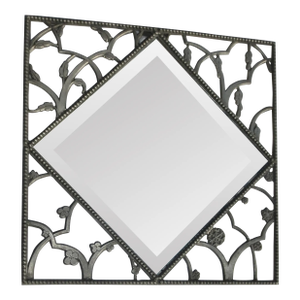 Chlada Pewter Art Deco Mirror Frame 4 Seasons