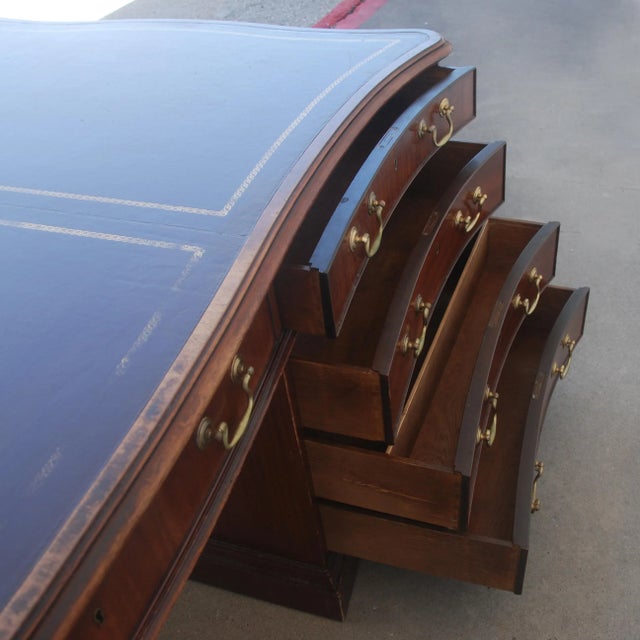 1980s Baker Executive Partner Desk For Sale - Image 5 of 13