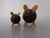 Danish salt and pepper shakers made of teak.