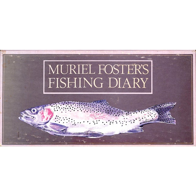 FOSTER, Muriel The Viking Press 1980 5 1/8" x 10 5/8" Foster's generously illustrated fishing log features detailed four-...