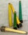 English Mid-Century Colorful Vintage Wooden English Playground Games Markers- A Set of 5 For Sale - Image 3 of 12