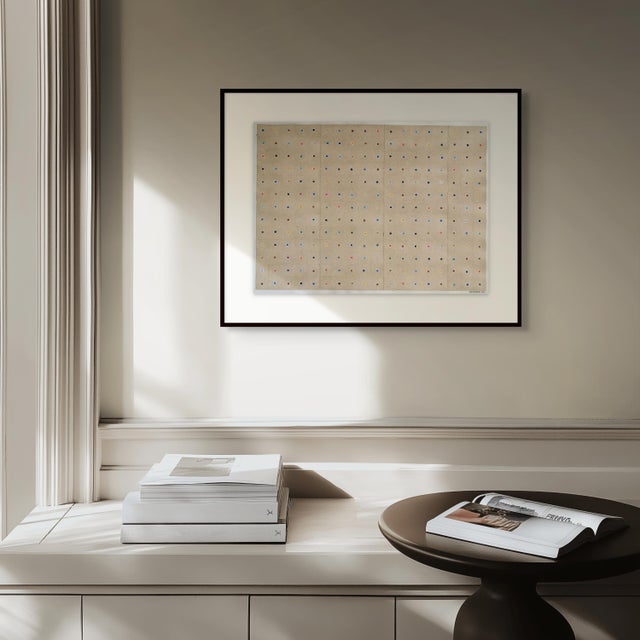 Abstract Contemporary Abstract Watercolour on Paper "Pointure" by Jérémie Iordanoff For Sale - Image 3 of 7