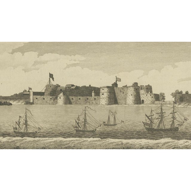 Antique View of Surat Castle by Millar, 1782 For Sale - Image 4 of 10