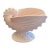 Vintage Mid-Century Wedgwood "Alpine Pink" Nautilus Shell Footed Centerpiece Vase For Sale