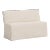 Stoffer Home x Cloth & Company Lindy Slipcover Dining Banquette in Francie Cream For Sale
