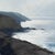 2020s Contemporary A Distant Haze by Jon Doran | Oil on Panel Sea Cliffs Above Breaking Surf For Sale - Image 5 of 12