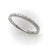 Metal 1990s 14k White Gold Half-Hoop Diamond Eternity Band For Sale - Image 7 of 9