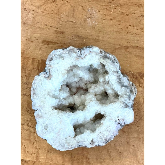 Vintage White Quartz Geode For Sale - Image 11 of 12
