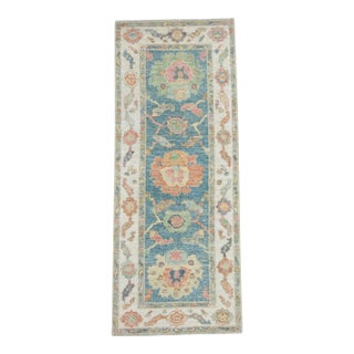 Turkish Oushak Runner Rug 2'3" x 5'8" #17274 For Sale