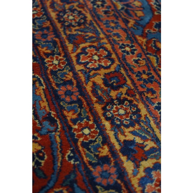 Antique Persian Sarouk Farahan Room Size Rug Approx. 12 X 13 For Sale - Image 4 of 12