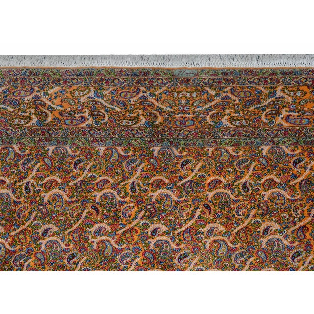 Persian Mid 20th Century Persian Kirman Rug For Sale - Image 3 of 8