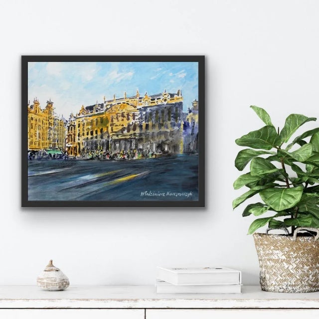 Acrylics on canvas on board Wlodzimierz Karczmarzyk is a painter and architect born in Poland in 1930. He also teaches...