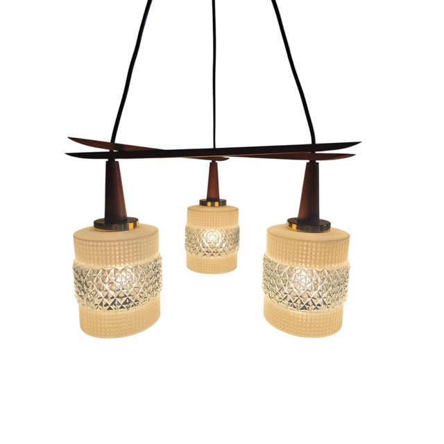 Danish Pendant Lamp in Teak Wood, 1960s For Sale - Image 18 of 18