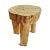Contemporary Rustic Naga Three Leg Wood Table For Sale - Image 4 of 8