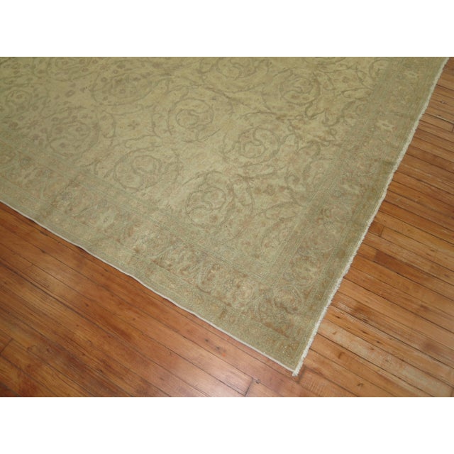 Early 21st Century Neutral Color Turkish Sivas Carpet For Sale - Image 5 of 6