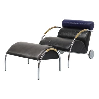Set of Postmodern Zyklus Armchair and Ottoman by Peter Maly for COR For Sale