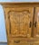 Vintage French Louis XVI Style Oak Cabinet with Carved Panels For Sale - Image 4 of 12