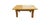Brutalist style solid oak coffee table with mortise and tenon joinery and block legs with turned ring details. Beautiful...