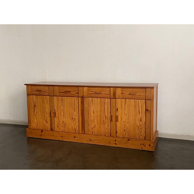Mid-Century Modern Vintage Spanish Pine Credenza, 1970s For Sale - Image 3 of 3